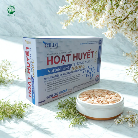Viên uống Hoạt Huyết Thông Mạch - Tăng Cường Tuần Hoàn Não, Giảm Đau Đầu, Chóng Mặt, Hỗ Trợ Ngủ Sâu, Cải Thiện Trí Nhớ