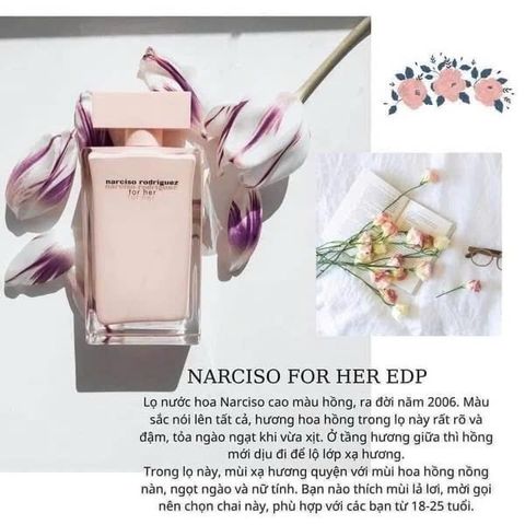Bộ Nước Hoa Narciso Rodriguez 4 Món - Pure Musc Edp, Fleur Edp, Edp, Edt - Quà Tặng Tuyệt Vời Cho Tín Đồ Thơm Hương