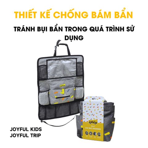 Túi Đựng Đồ Trên Xe Hơi Chính Hãng Jovikids - Tổ Chức Tiện Lợi Với Nhiều Ngăn Chứa An Toàn, Đạt Tiêu Chuẩn ECE R129