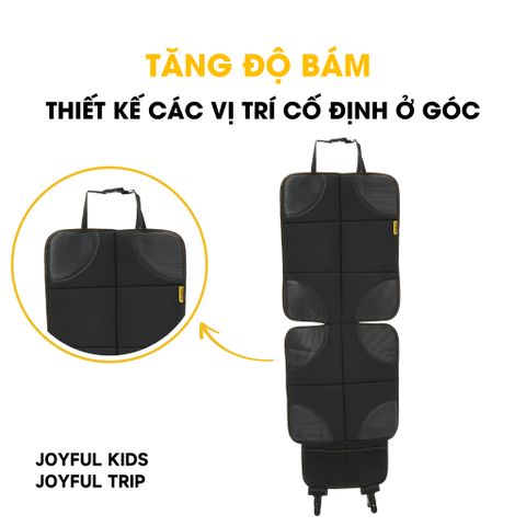 Bảo Vệ Ghế Ngồi Ô Tô Jovikids Chính Hãng - Tấm Lót Da Có Ngăn Chứa, Chống Bẩn và Chống Trầy, An Toàn cho Trẻ Em