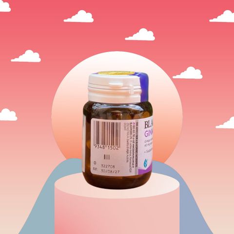 Viên Uống Cải Thiện Trí Nhớ Blackmores Ginkgo Forte 40 Viên - Tăng Cường Tuần Hoàn Não và Hỗ Trợ Sức Khỏe Tâm Thần