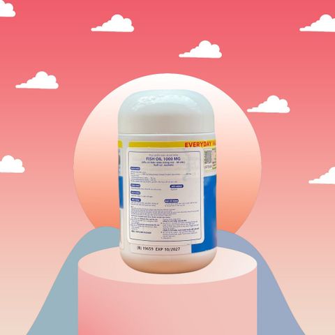 Viên Uống Dầu Cá Không Mùi 1000mg Nature's Way - Hỗ Trợ Tim Mạch, 80 Viên Kháng Viêm, Giảm Cholesterol