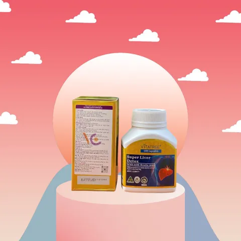 Viên Uống Giải Độc Gan Vitatree Super Liver Detox - Hỗ Trợ Bảo Vệ Gan, Giảm Tổn Thương Gan - Nhập Khẩu Chính Ngạch 100 Viên