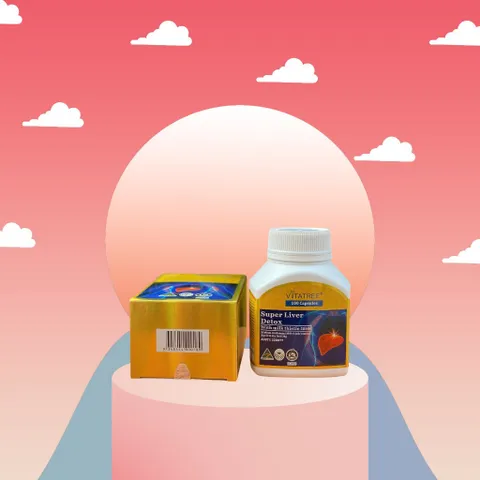 Viên Uống Giải Độc Gan Vitatree Super Liver Detox - Hỗ Trợ Bảo Vệ Gan, Giảm Tổn Thương Gan - Nhập Khẩu Chính Ngạch 100 Viên