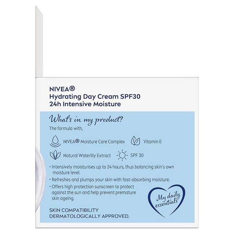 Kem Dưỡng Ẩm NIVEA Ban Ngày SPF30 - 50ml cho Da Thường và Hỗn Hợp, Cấp Ẩm 24 Giờ và Bảo Vệ Da Trước Tia UV