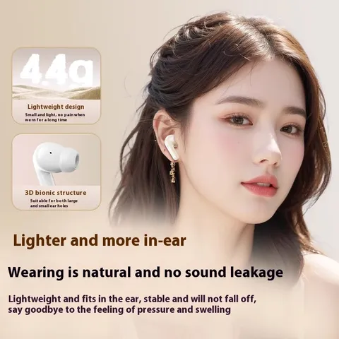 Tai Nghe Không Dây TWS S195 - Bluetooth 5.4, Màn Hình LED, Thời Gian Nghe Liên Tục 60 Giờ, Âm Thanh HIFI, Thoải Mái Khi Đeo