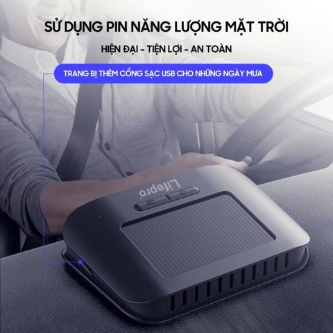 Cảm biến áp suất lốp ô tô Lifepro L638 - Giám sát chính xác áp suất và nhiệt độ 4 lốp xe, Màn hình LCD màu, Dễ sử dụng