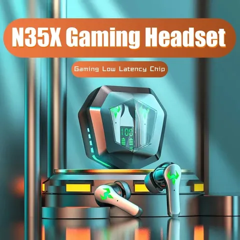 Tai Nghe Không Dây N35 Pro TWS Bluetooth V5.3 - Âm Thanh Hifi Chống Ồn, Chế Độ Chơi Game, Gọi Điện Hỗ Trợ Micro