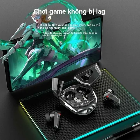 Tai nghe Bluetooth DX26 TWS - Tai nghe không dây công nghệ Bluetooth 5.5, điều khiển cảm ứng, âm thanh HiFi cho game thủ