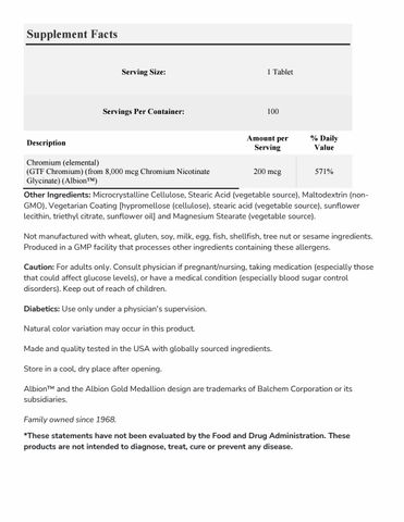 Viên Uống GTF Chromium 200 mcg NOW - Hỗ Trợ Điều Hòa Đường Huyết và Mỡ Máu Hiệu Quả (Hộp 100-250 viên)