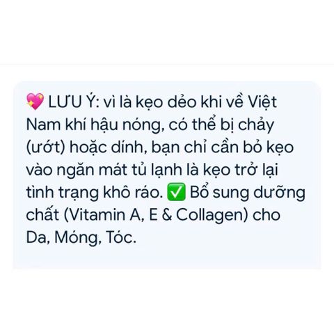 Kẹo dẻo đẹp da, móng, tóc Hair, Skin & Nails Nature's Bounty 180 viên - Hàng Mỹ