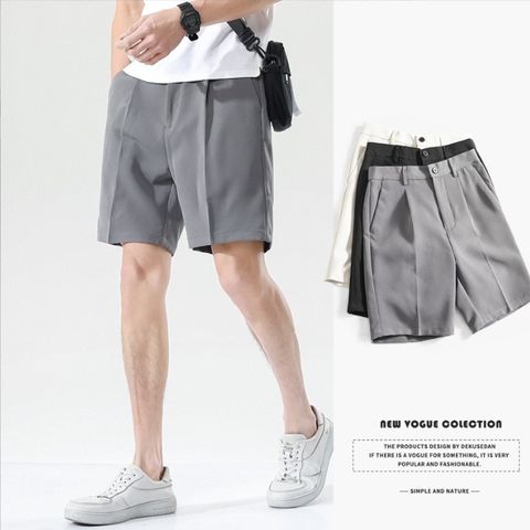 Quần Đùi Nam Âu Màu Đen Ghi Trắng Thoáng Mát - Quần Short Katen Mềm Mại Cho Mùa Hè Pon.mens Hàng Có Sẵn