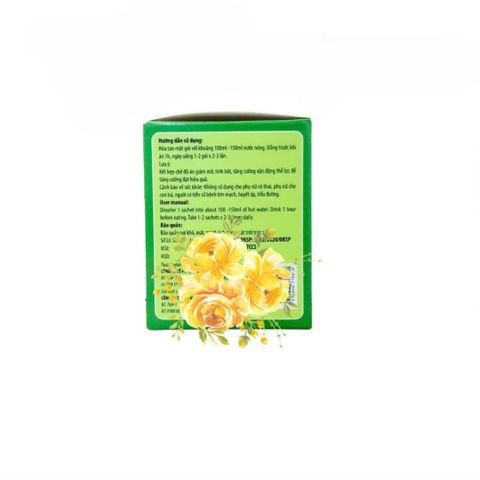 KINGPHAR SLIM - Trà Thảo Mộc Giảm Cân Hỗ Trợ Đốt Mỡ Tăng Cường Chuyển Hóa - Hộp 15 Gói x 4g