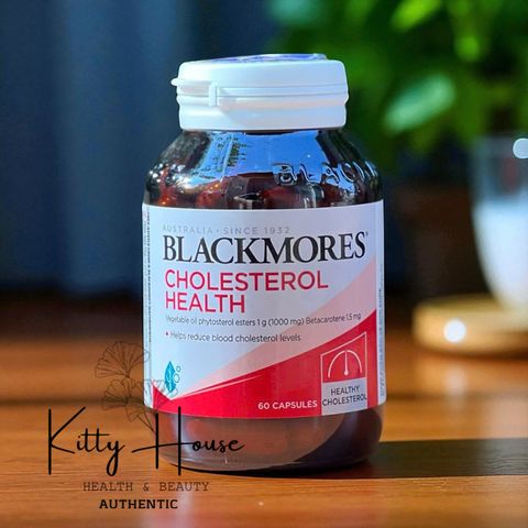 Viên uống Blackmores Cholesterol Health 60 viên - Hỗ trợ duy trì cholesterol khỏe mạnh và sức khỏe tổng thể