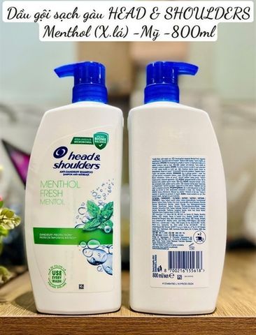 Dầu gội Head & Shoulders 800ml pháp