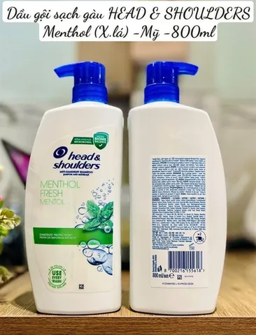 Dầu gội Head & Shoulders 800ml pháp 308707