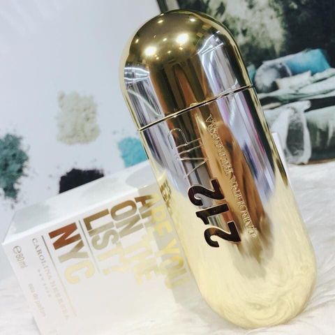 Nước Hoa Carolina Herrera 212 VIP Cho Nữ EDP 80ml - Hương Thơm Quyến Rũ, Sang Trọng Từ Mỹ