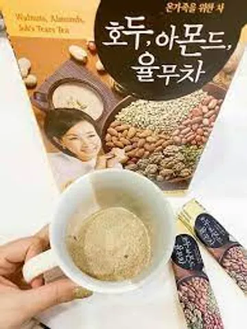 Ngũ Cốc Óc Chó Hạnh Nhân Damtuh Hàn Quốc Hộp 15 Gói - Thực Phẩm Dinh Dưỡng Tốt Cho Tim Mạch và Trí Não
