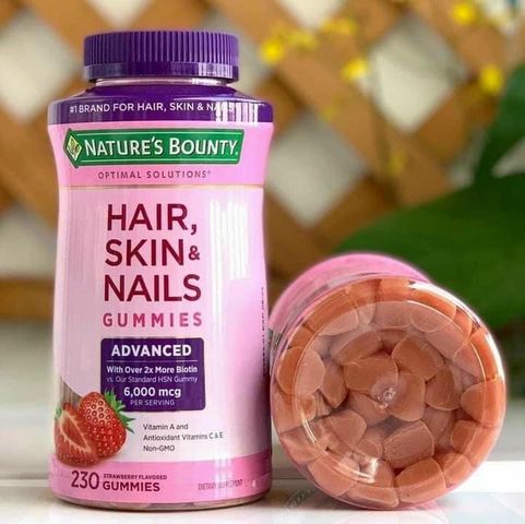Kẹo hair skin nail Nature'S Bounty 180 viên