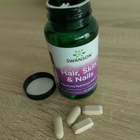Viên uống Hair Skin Nails Swanson - Thuần Chay 60 viên dưỡng tóc, da, móng khỏe đẹp từ Mỹ