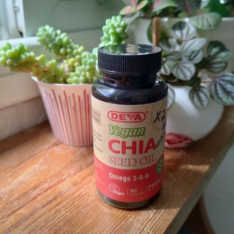 Viên uống Dầu Hạt Chia Deva Nutrition 90 Viên - Omega 3 6 9 Thuần Chay, Không Tinh Chế, Chất Lượng Cao từ Mỹ