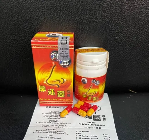 Viên uống Tỷ Thống Linh Đỏ Pai Du Pi Tong - Hỗ trợ cải thiện tình trạng mẫn cảm mũi - Thực phẩm chức năng 30 viên từ thảo dược tự nhiên