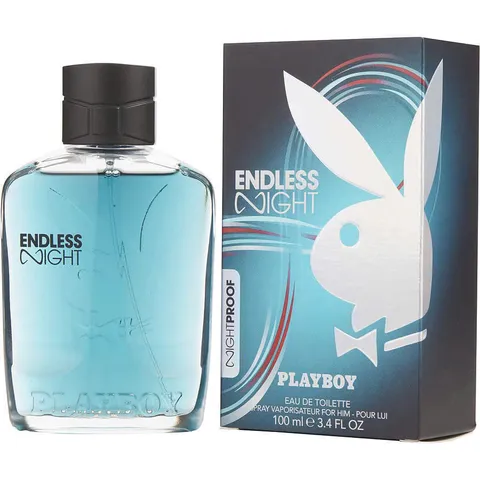 Nước hoa nam Playboy Endless Night Eau De Toilette 100ml - Hương Chanh Ý, Nghệ Tây, và Gỗ Tuyết Tùng - Sáng Tạo và Năng Động