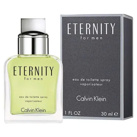 Nước Hoa Nam CK Eternity For Men EDT 30ml - Hương Aromatic Fougere Tươi Mát, Lịch Lãm, Dễ Sử Dụng Hằng Ngày