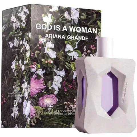 Nước hoa Ariana Grande God is a Woman 100ml EDP - Hương nước hoa nữ ngọt ngào, tươi trẻ, vegan và cruelty-free, phong cách hiện đại.