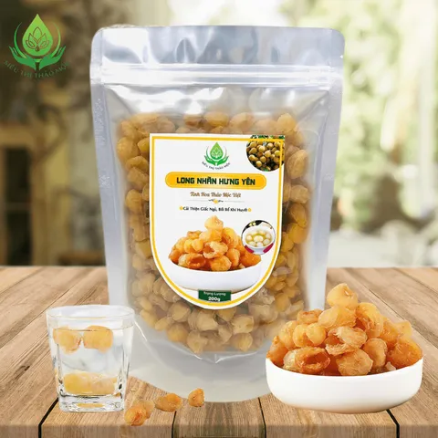 Hộp 500 Gram Long Nhãn Phố Hiến Hưng Yên - Đặc Sản Ngọt Thơm, Bổ Dưỡng, Thích Hợp Ăn Vặt và Làm Quà Biếu