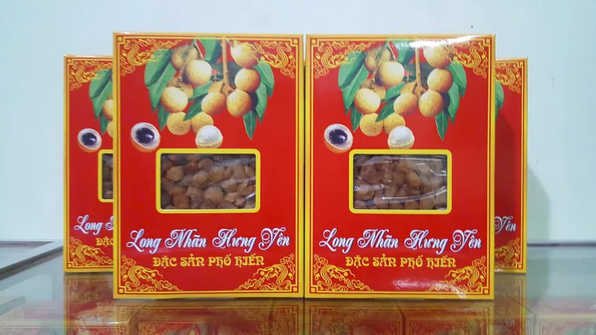 Hộp 500 Gram Long Nhãn Phố Hiến Hưng Yên - Đặc Sản Ngọt Thơm, Bổ Dưỡng, Thích Hợp Ăn Vặt và Làm Quà Biếu