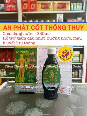 Cốt Thống Thủy An Phát 280ML - Hỗ Trợ Giảm Đau Nhức Xương Khớp, Phong Thấp, Thực Phẩm Chức Năng Tự Nhiên