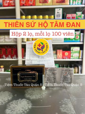 Thiên Sứ Hộ Tâm Đan Tăng Cường Lưu Lượng Máu và Cải Thiện Tim Mạch - 2 Lọ x 100 Viên Thực Phẩm Chức Năng Hỗ Trợ Sức Khỏe