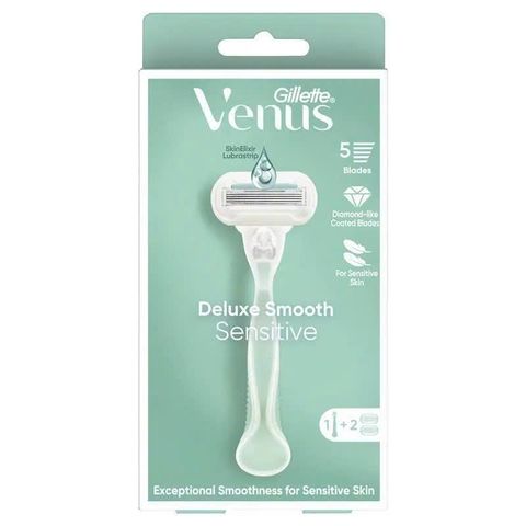 Dao Cạo Gillette Venus Comfortglide Sensitive 3 Lưỡi - Thiết Kế Thông Minh Cho Da Nhạy Cảm, Sử Dụng Lành Tính