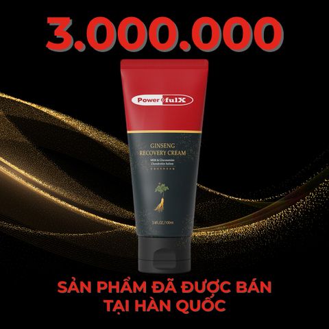 Kem Phục Hồi Nhân Sâm Powerful-X 30ml - Giảm Đau, Hỗ Trợ Phục Hồi Cơ Khớp, Dưỡng Da Từ Chiết Xuất Thiên Nhiên Hàn Quốc