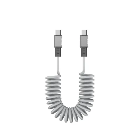 Dây Sạc Nhanh Ô Tô RECCI RS25 - Tẩu Sạc Lò Xò Chất Liệu Silicone 65W, Thiết Kế Tiện Lợi, Bảo Hành 1 Năm