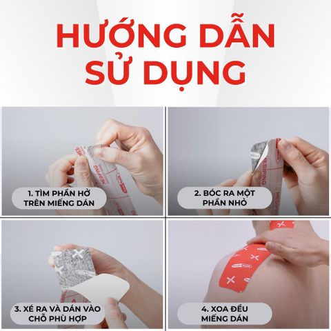 Băng Dán Thể Thao Powerful-X Mediping Diamond Type Chống Chấn Thương, 16 Miếng Cắt Sẵn Cho Đầu Gối, Vai, Cổ Tay, Gót Chân