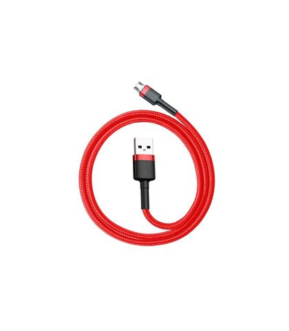 Cáp Sạc Nhanh Baseus Micro USB 1.5A 200cm Màu Đỏ Siêu Bền - Phụ Kiện Sạc Thời Trang, Tốc Độ Cao Cho Smartphone Và Tablet