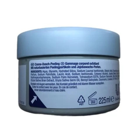 Kem Tẩy Tế Bào Chết Dove Macadamia & Sữa Gạo 225ml - Dưỡng Da Mềm Mịn & Tươi Sáng, Phù Hợp Với Mọi Loại Da, Chiết Xuất Tự Nhiên