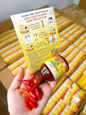 Viên Uống Hỗ Trợ Tăng Cân Vitamin TP Thái Lan - Cải Thiện Cân Nặng, Hỗ Trợ Ăn Ngủ Ngon, Hộp 100 Viên