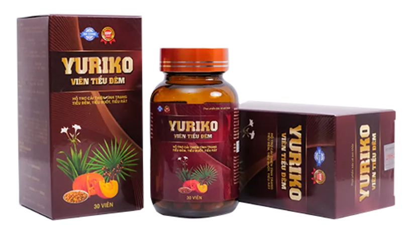 Viên Tiểu Đêm Yuriko - Hỗ Trợ Giảm Tiểu Đêm, Tiểu Buốt, Tiểu Nhiều Lần - Thực Phẩm Chức Năng 30 Viên