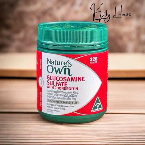 Viên uống bổ khớp Nature's Own Glucosamine Sulfate Chondroitin 320V - Hỗ trợ giảm đau khớp, cải thiện sức khỏe xương khớp hiệu quả