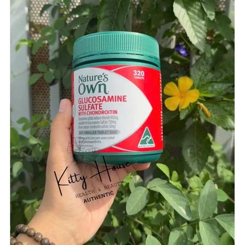 Viên uống bổ khớp Nature's Own Glucosamine Sulfate Chondroitin 320V - Hỗ trợ giảm đau khớp, cải thiện sức khỏe xương khớp hiệu quả