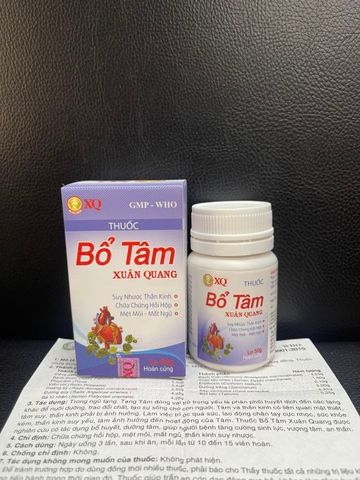 Viên uống Bổ Tâm Xuân Quang 50g - Hỗ trợ an thần, cải thiện giấc ngủ, giảm mệt mỏi và căng thẳng từ thảo dược tự nhiên