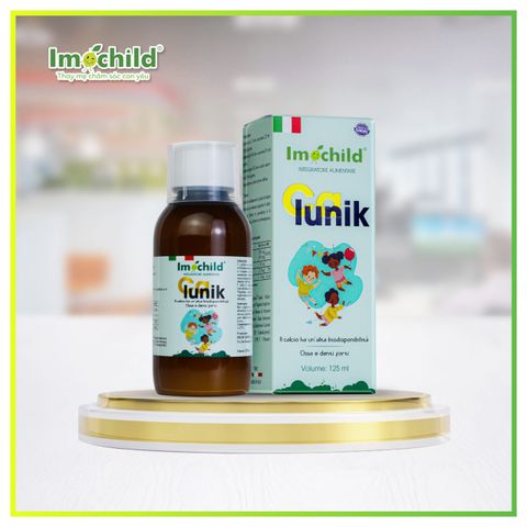 Canxi Sinh Học CALUNIK Imochild 125ml - Bổ Sung Canxi LipoCal D3K2 Tăng Chiều Cao Cho Trẻ Em, Hỗ Trợ Phát Triển Xương Khỏe Mạnh