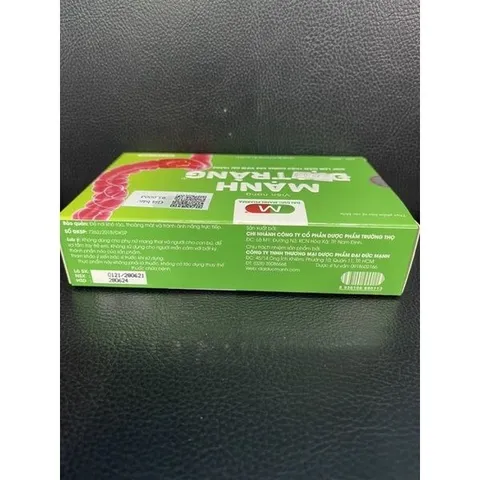 Mạnh Đại Tràng Đại Đức Mạnh - Thực Phẩm Chức Năng Hỗ Trợ Tiêu Hóa, Giảm Đầy Hơi và Khó Tiêu, Tăng Cường Sức Đề Kháng