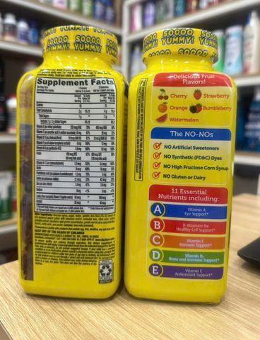Kẹo dẻo Vitamin cho trẻ em Gummy Vites L'il Critters 300 viên - Bổ sung dinh dưỡng hoàn hảo cho sức khỏe và sự phát triển toàn diện