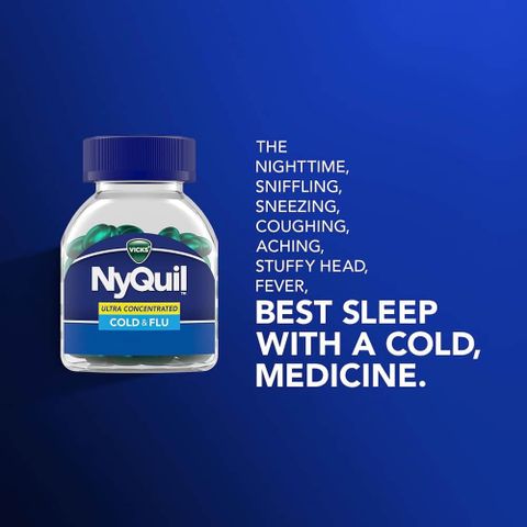 Vicks DayQuil & NyQuil Thuốc Cảm Lạnh & Cúm Cho Trẻ Em - Viên Nén Dễ Uống 48v, Giảm Ho, Nghẹt Mũi, Đau Họng