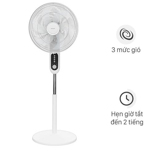 Quạt Đứng Philips CX1220/00 6 Cánh - Quạt Mát 45W Bảo Hành 2 Năm - Điện Tử, Xuất Xứ Hà Lan