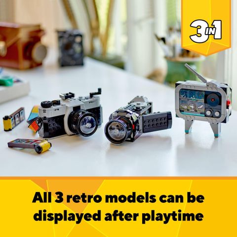 Đồ chơi lắp ghép LEGO chính hãng Creator Retro Camera 31147 - 261 mảnh ghép